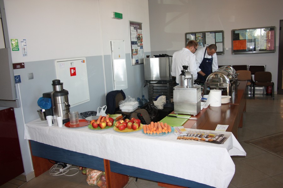 Przygotowania do warsztatow dla personelu kuchennego