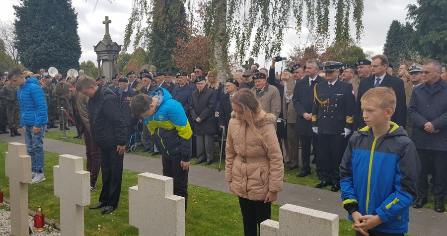 Na Polskim cmentarzu wojennym Oosterhout Holandia