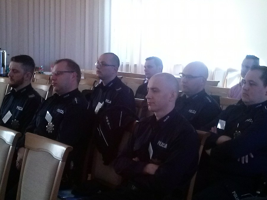 Szkolenie pt. "Rola funkcjonariuszy Policji w przeciwdziałaniu przemocy w rodzinie w środowisku lokalnym", Rypin, 19 kwietnia 2017 r., fot. Biuro Wsparcia Rodziny i Przeciwdziałania Przemocy