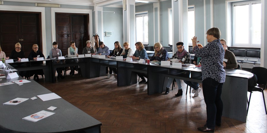 Szkolenie „Coaching rodzinny – techniki i narzędzia wsparcia systemu rodzinnego”, Grudziądz 10-11 maj 2017r. fot. Departament Spraw Społecznych, Wdrażania EFS i Zdrowia