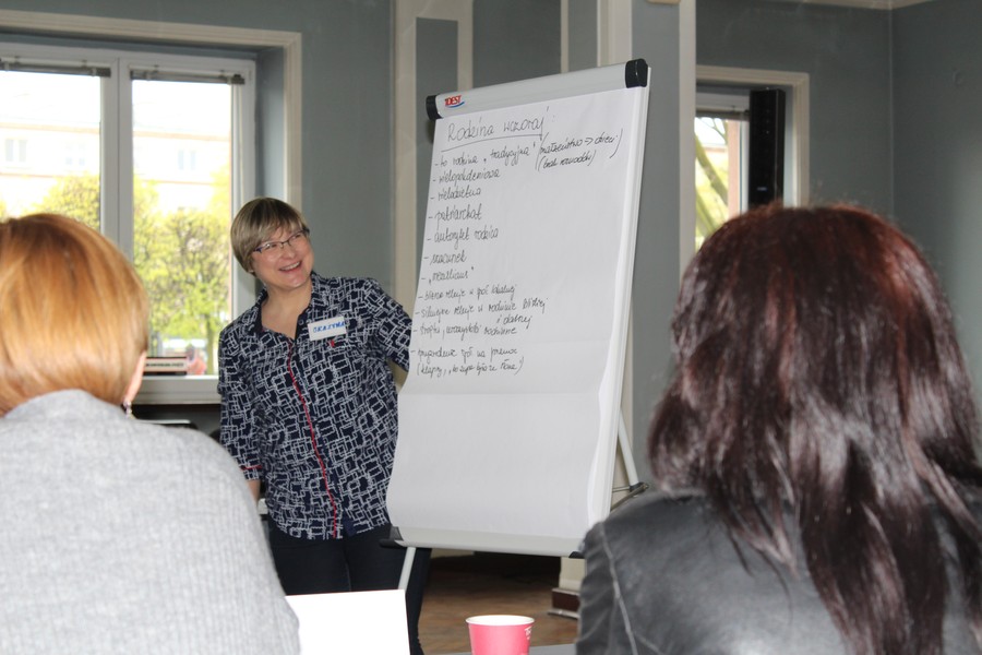 Szkolenie „Coaching rodzinny – techniki i narzędzia wsparcia systemu rodzinnego”, Grudziądz 10-11 maj 2017r. fot. Departament Spraw Społecznych, Wdrażania EFS i Zdrowia