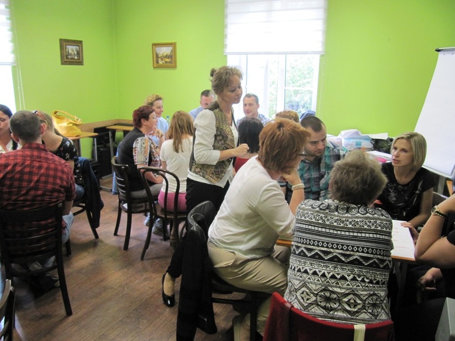 Zajęcia warsztatowe podczas konferencji Przeciwdziałanie przemocy – warsztaty dla profesjonalistów, Włocławek, 6 czerwca 2017, fot. komenda Miejska Policji we Włocławku