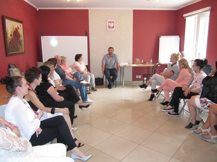 Zajęcia warsztatowe podczas konferencji Przeciwdziałanie przemocy – warsztaty dla profesjonalistów, Włocławek, 6 czerwca 2017, fot. komenda Miejska Policji we Włocławku