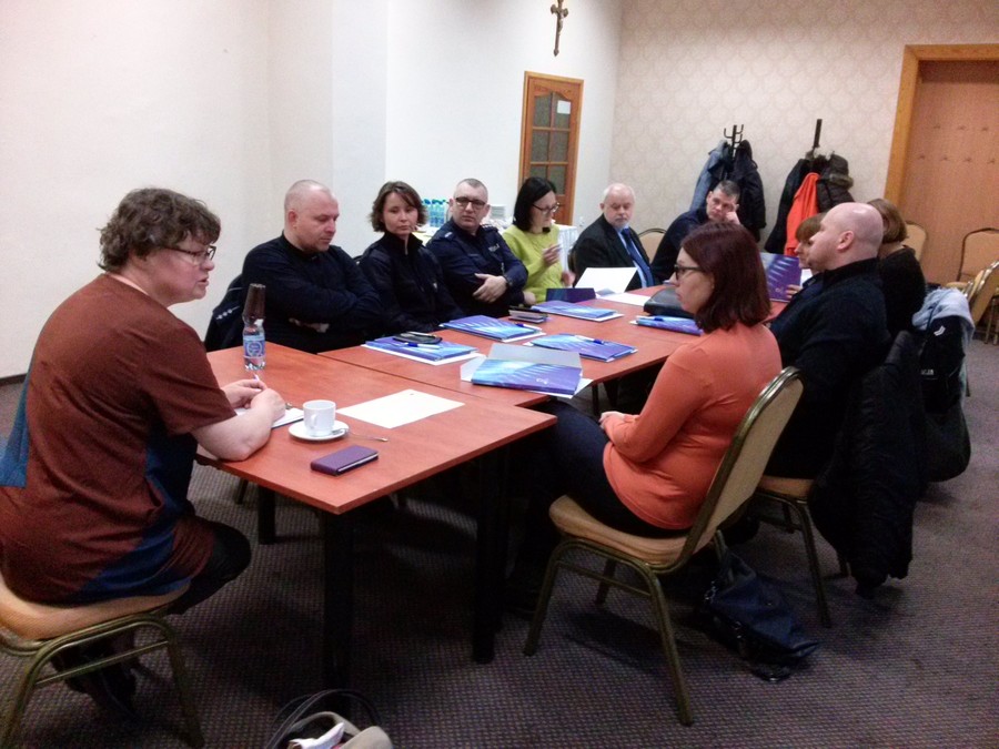 Spotkanie superwizyjne prowadzone przez p. Renatę Durdę, Grudziądz 6.XII.2017 r., fot. Biuro Wsparcia Rodziny i Przeciwdziałania Przemocy