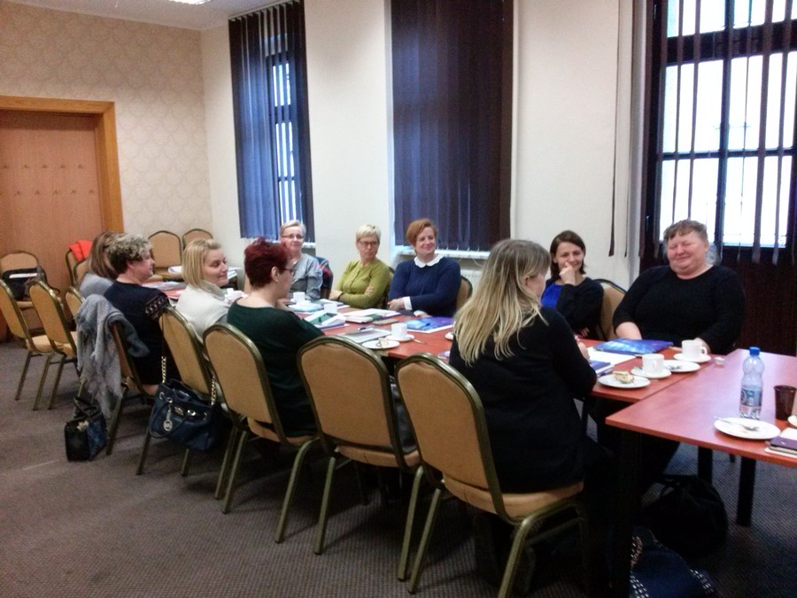 Spotkanie superwizyjne prowadzone przez p. Renatę Durdę, Grudziądz 6.XII.2017 r., fot. Biuro Wsparcia Rodziny i Przeciwdziałania Przemocy