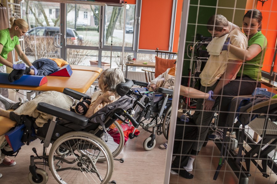 Zakład opiekuńczo-leczniczy toruńskiej Fundacji Światło, fot. Andrzej Goiński