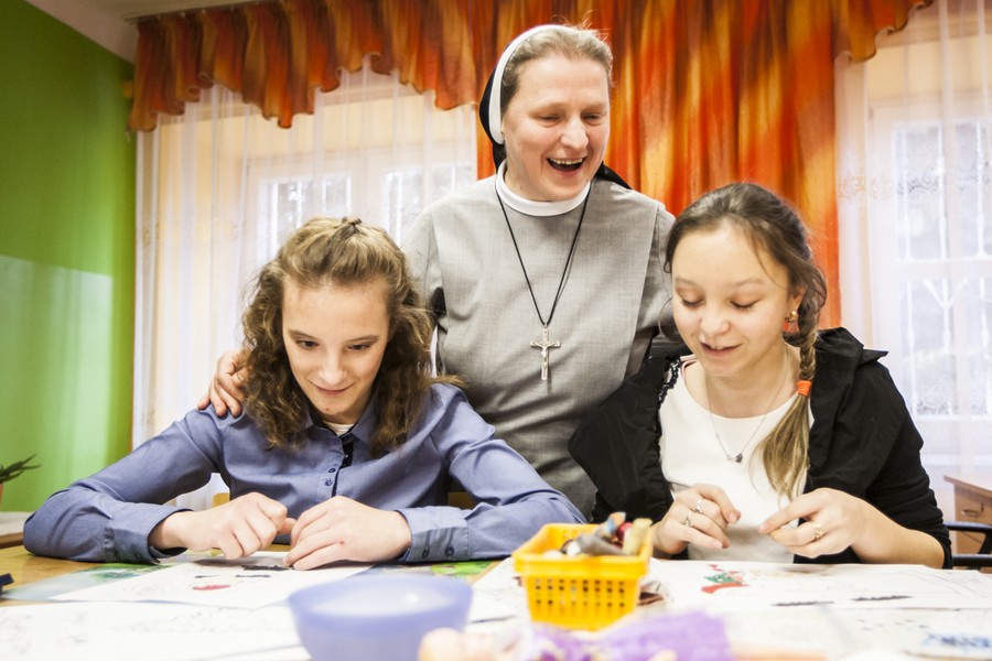 Specjalny Ośrodek Wychowawczy Zgromadzenia Sióstr Małych Misjonarek Miłosierdzia we Włocławku, fot. Andrzej Goiński