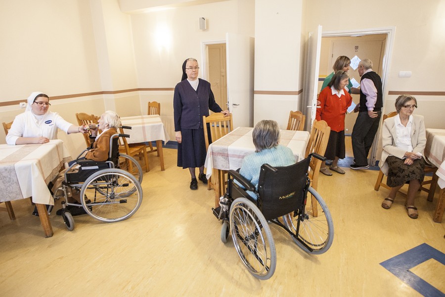 Domu Pomocy Społecznej w Świeciu prowadzony przez Zgromadzenie Sióstr Miłosierdzia św. Wincentego a Paulo