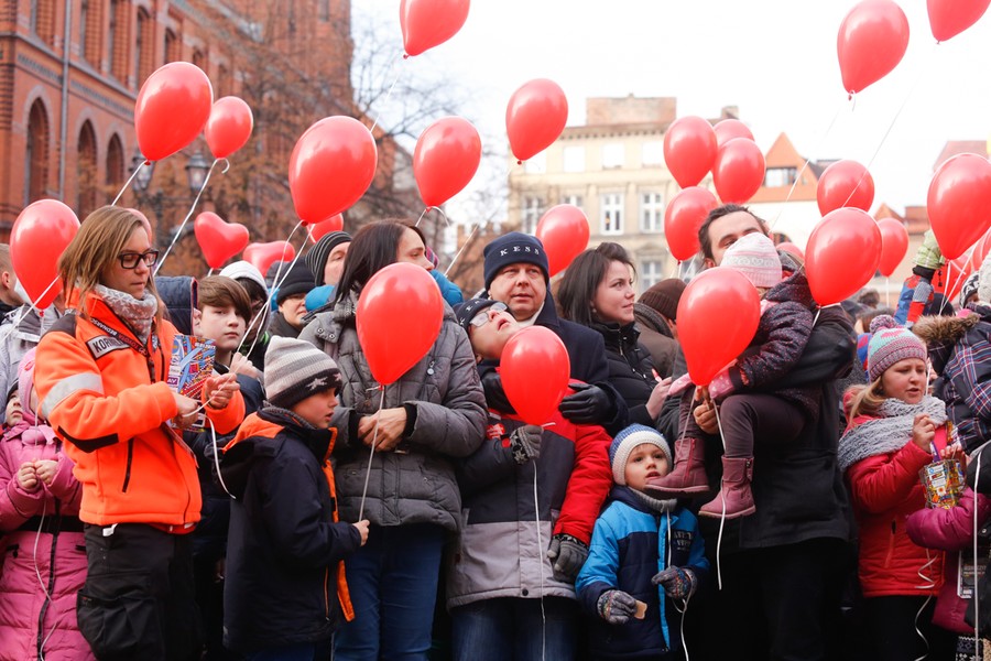 Finał WOŚP w Toruniu, fot. Mikołaj Kuras