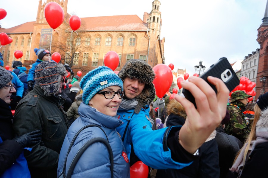 15.01.2017 r., Wielka Orkiestra Świątecznej Pomocy w Toruniu, fot. Mikołaj Kuras