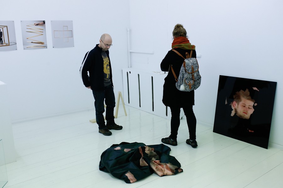 13.01.2017 r., Wernisaż wystawy „Mam dzisiaj dobry dzień” autorstwa Małgorzaty Wielek-M i Roberta Listwana w Galerii Wozownia, fot. Mikołaj Kuras