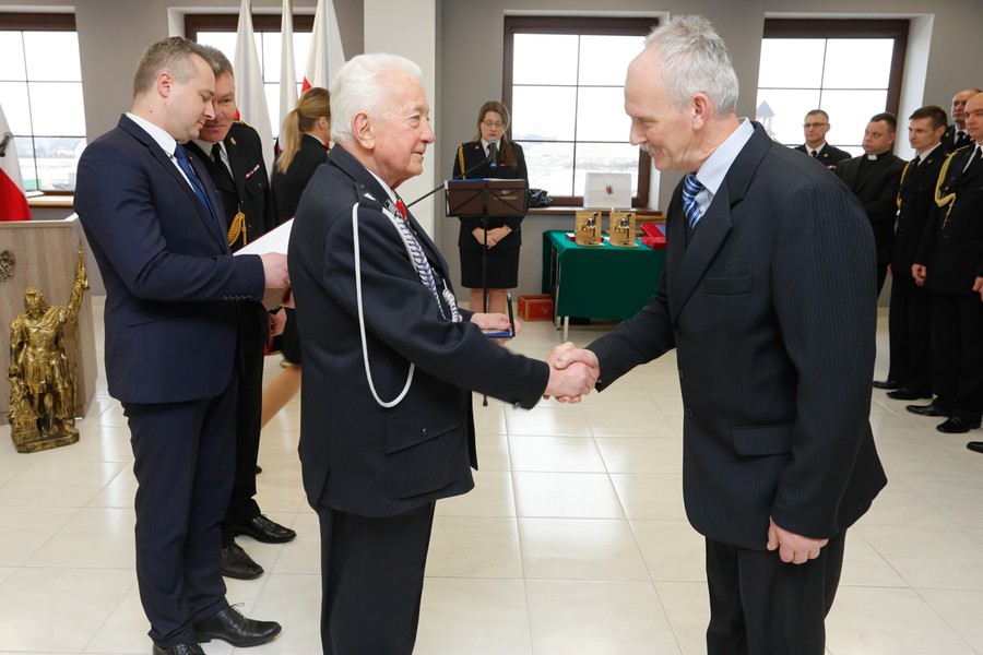 14.01.2017 r., Otwarcie Ośrodka Szkolenia Komendy Wojewódzkiej Państwowej Straży Pożarnej w Łubiance, fot. Mikołaj Kuras