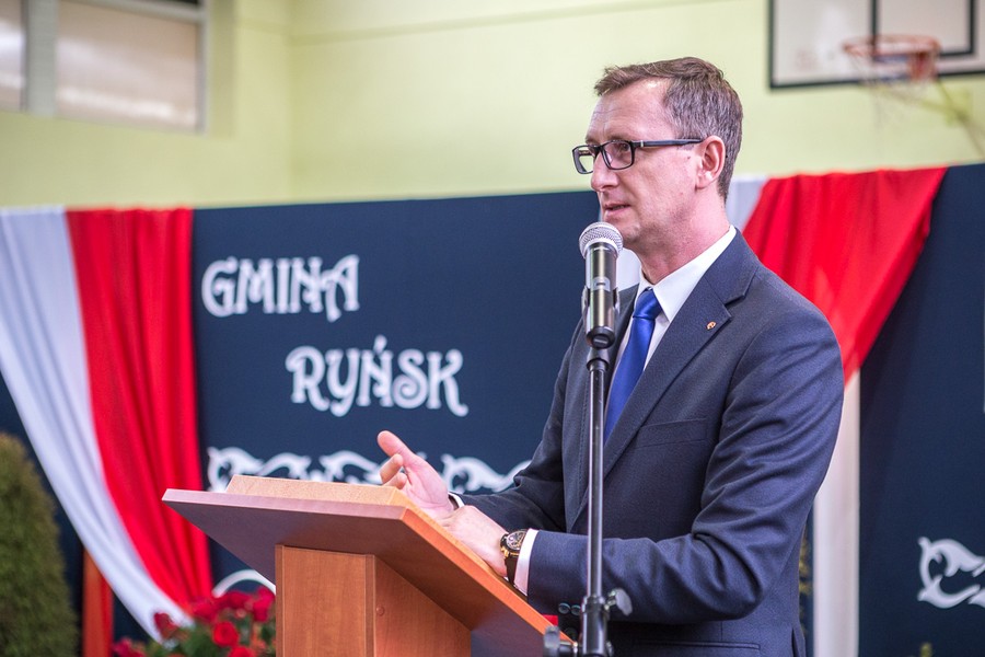 Uroczystość w Ryńsku, fot. Szymon Zdizebło/tarantoga.pl dla UMWKP