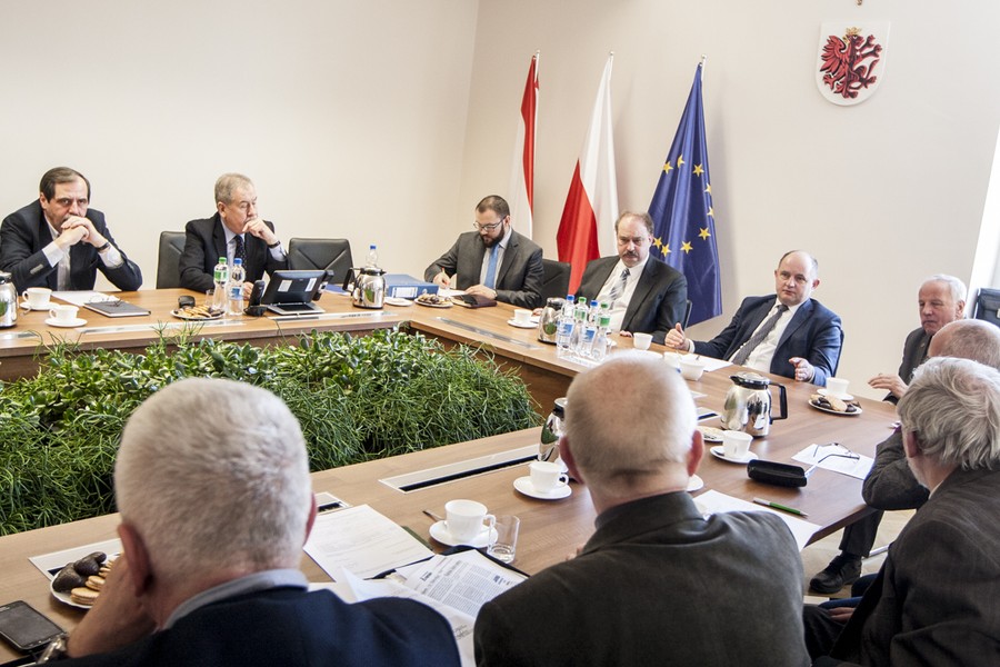 Spotkanie rady w Urzędzie Marszałkowskim, fot. Andrzej Goiński