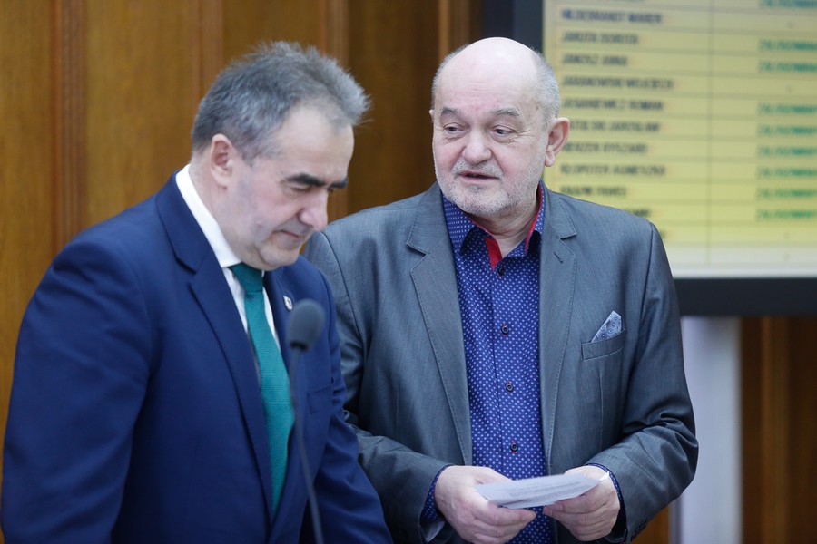 Sesja sejmiku województwa, 20 lutego 2017; fot. Mikołaj Kuras dla UMWKP