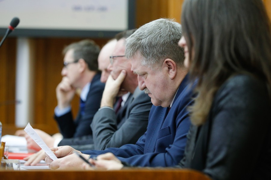 Sesja sejmiku województwa, 20 lutego 2017; fot. Mikołaj Kuras dla UMWKP