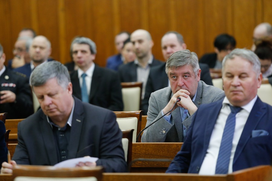 Sesja sejmiku województwa, 20 lutego 2017; fot. Mikołaj Kuras dla UMWKP