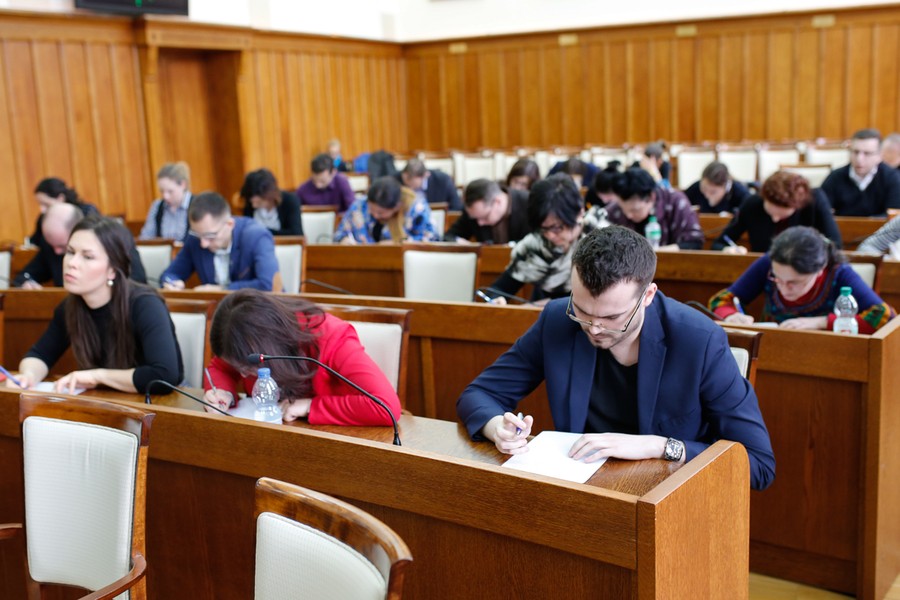 Urzędnicze dyktando piszemy po raz czwarty, fot. Mikołaj Kuras