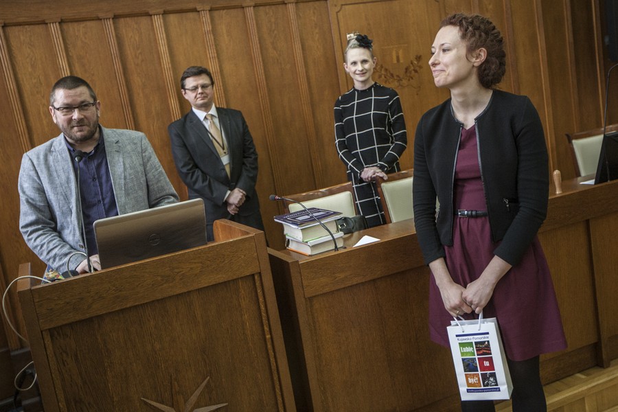 Wręczenie nagród laureatkom, fot, Andrzej Goiński