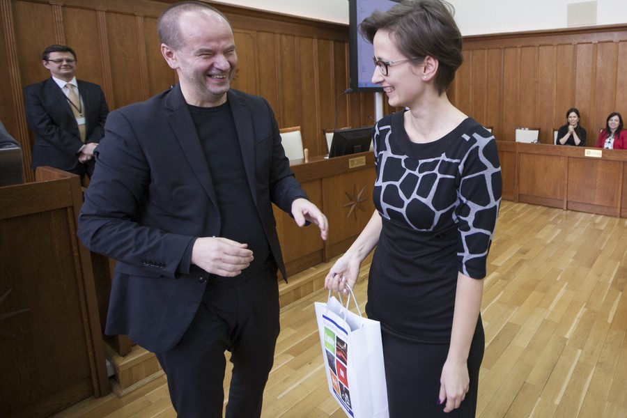 Wręczenie nagród laureatkom, fot, Andrzej Goiński