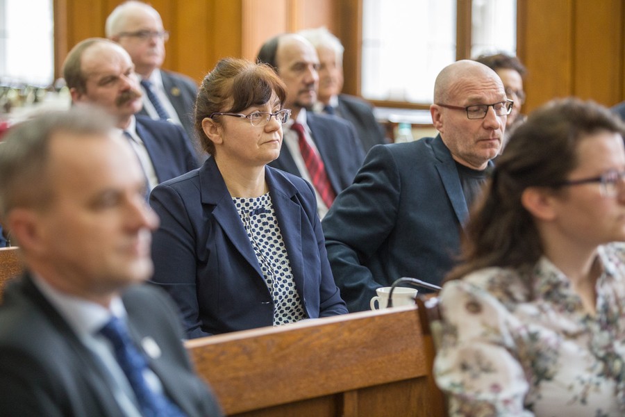 Uroczyste podpisanie umów o dofinansowaniu projektów termomodernizacji, fot. Szymon Zdziebło/Tarantoga.pl