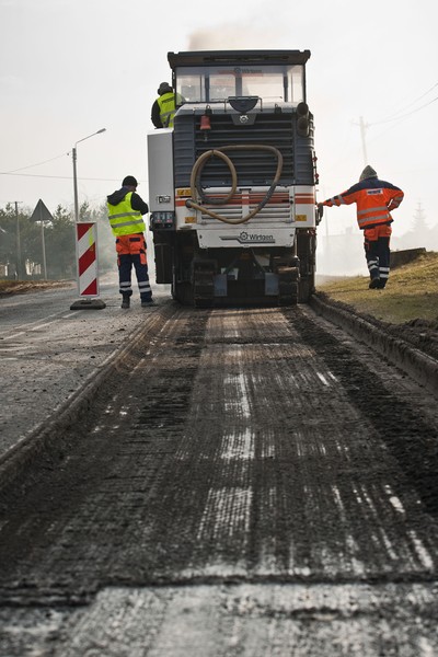 Uroczyste rozpoczęcie przebudowy drogi w Słębowie, fot. Tymon Markowski