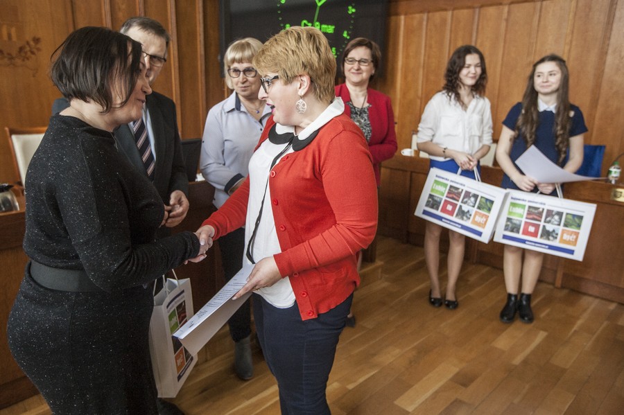 Wręczenie nagród laureatom konkursu, fot Andrzej Goiński