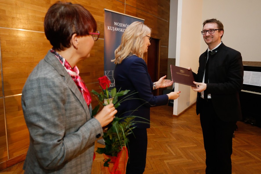 Uroczystość wręczenie stypendiów artystycznych, fot. Mikołaj Kuras