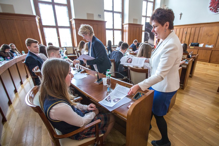 Konkurs wiedzy o Wielkich Polakach, fot. Szymon Zdziebło/Tarantoga.pl