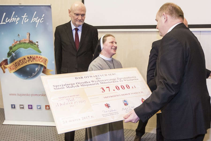 Konferencja prasowa podsumowująca charytatywny aspekt Balu Marszałka, fot. Andrzej Goiński/UMWKP