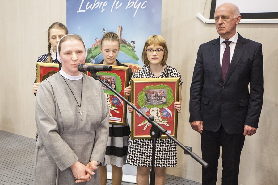Konferencja prasowa podsumowująca charytatywny aspekt Balu Marszałka, fot. Andrzej Goiński/UMWKP