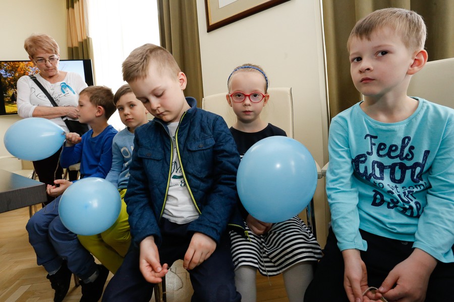 Wizyta przedszkolaków w Urzędzie Marszałkowskim, fot. Mikołaj Kuras