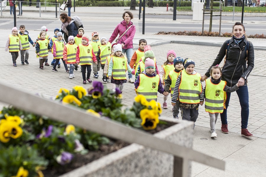 Wizyta przedszkolaków w Urzędzie Marszałkowskim, fot. Andrzej Goiński