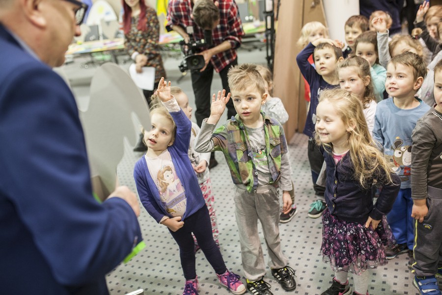 Wizyta przedszkolaków w Urzędzie Marszałkowskim, fot. Andrzej Goiński