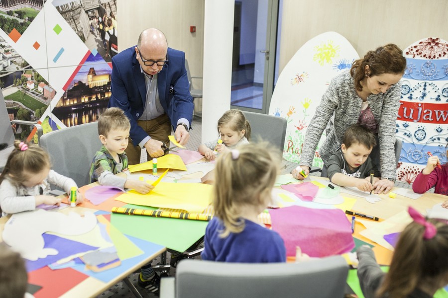 Wizyta przedszkolaków w Urzędzie Marszałkowskim, fot. Andrzej Goiński