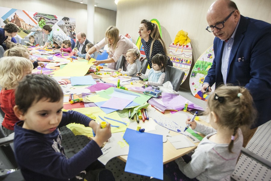 Wizyta przedszkolaków w Urzędzie Marszałkowskim, fot. Andrzej Goiński