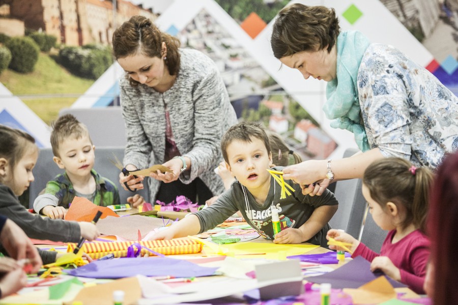 Wizyta przedszkolaków w Urzędzie Marszałkowskim, fot. Andrzej Goiński