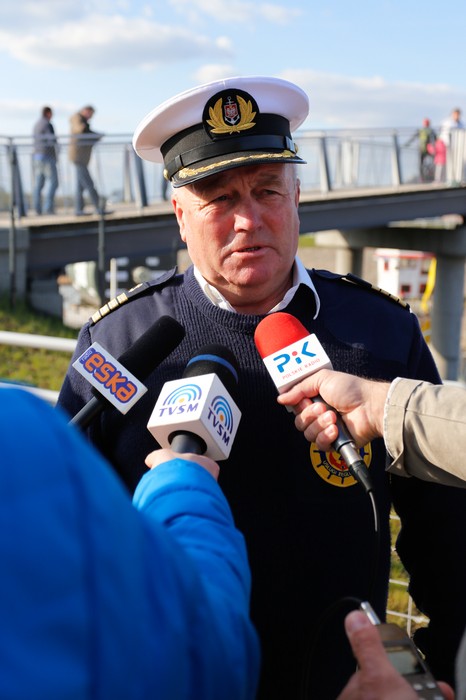 Pierwszy przystanek barki w naszym regionie miał miejsce w Grudziądzu fot. Mikołaj Kuras