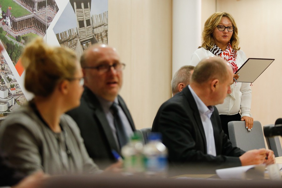 20.04.2017 r., Konferencja prasowa po kwietniowym Komitecie Monitorującym RPO, fot. Mikołaj Kuras