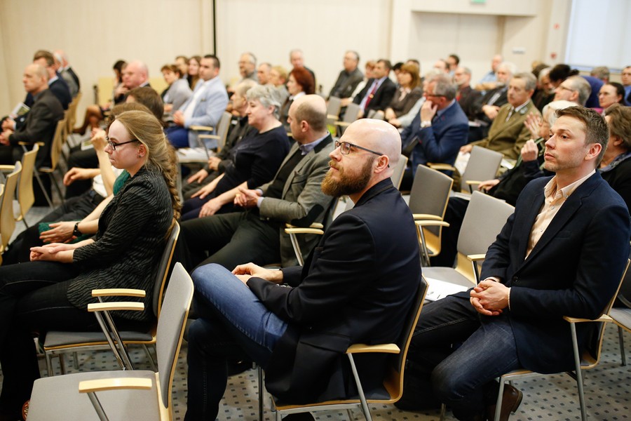 20.04.2017 r. Konferencja „Park Kulturowy Wietrzychowice. Na europejskim szlaku megalitów”, fot. Mikołaj Kuras