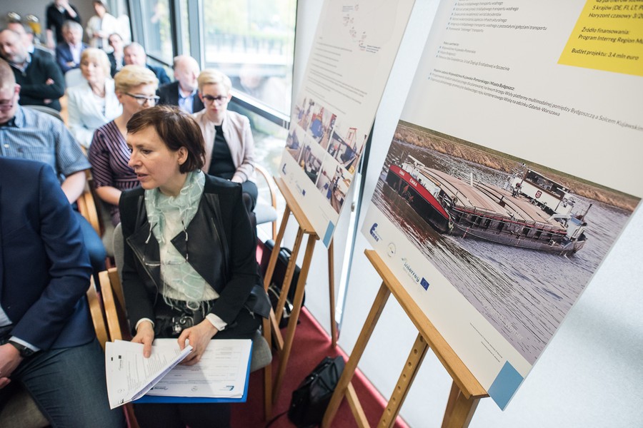 22.04.2017 r., Debata o przyszłości żeglugi śródlądowej w Polsce w Przystani Bydgoszcz, fot. Tymon Markowski