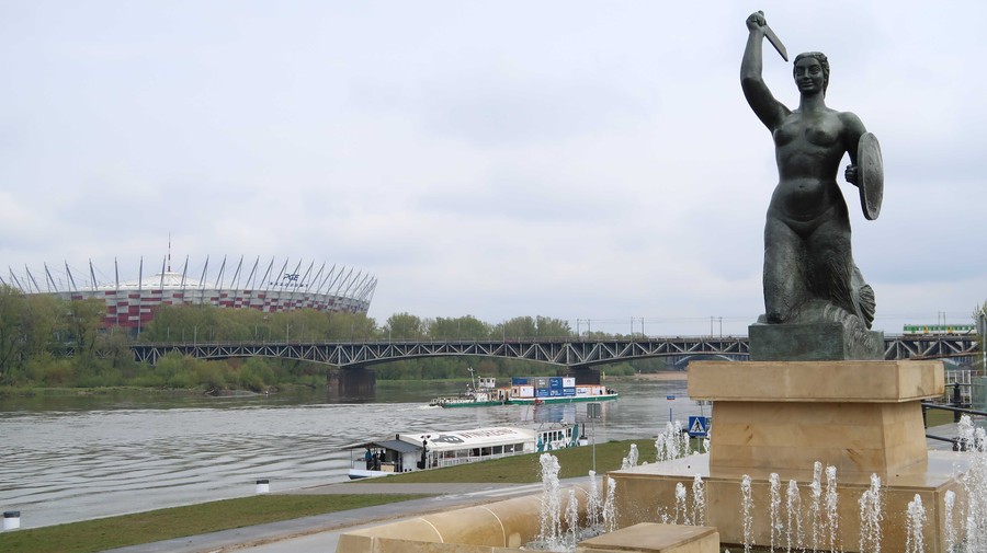 27.04.2017 r., Zakończenie rejsu kontenerowego w Warszawie, fot. Rafał Modrzewski
