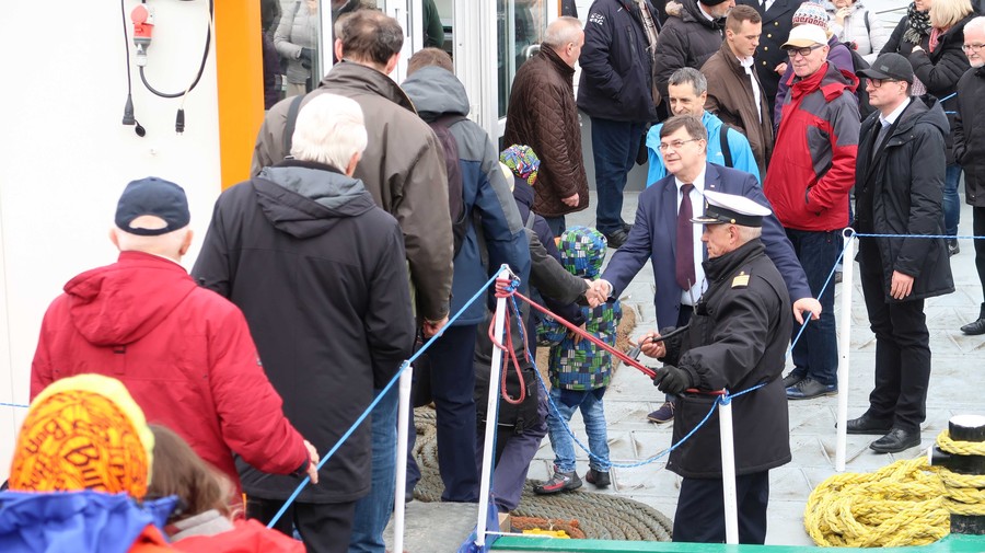 27.04.2017 r., Zakończenie rejsu kontenerowego w Warszawie, fot. Rafał Modrzewski