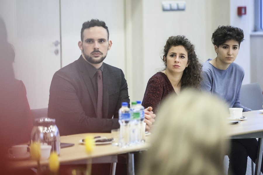 Spotkanie marszałka Piotra Całbeckiego z reprezentacją ALDA, fot. Andrzej Goiński/UMWKP