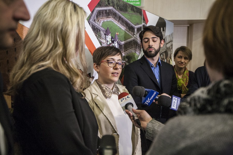 Spotkanie marszałka Piotra Całbeckiego z reprezentacją ALDA, fot. Andrzej Goiński/UMWKP