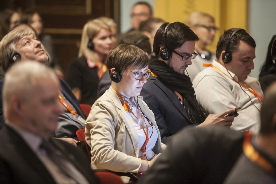 Sesja plenarna ALDA w Toruniu z udziałem wicemarszałka Zbigniewa Ostrowskiego, fot. Andrzej Goiński/UMWKP