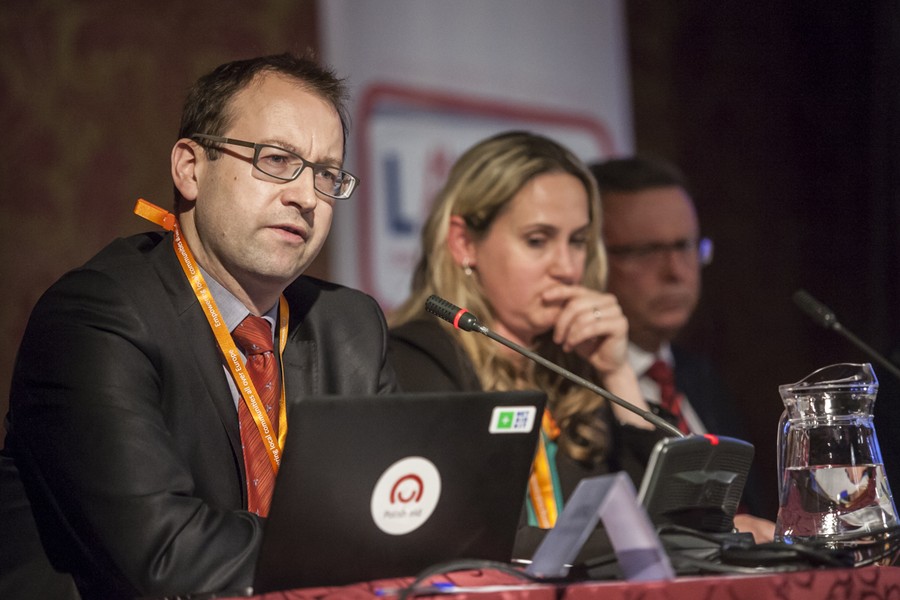 Sesja plenarna ALDA w Toruniu z udziałem wicemarszałka Zbigniewa Ostrowskiego, fot. Andrzej Goiński/UMWKP