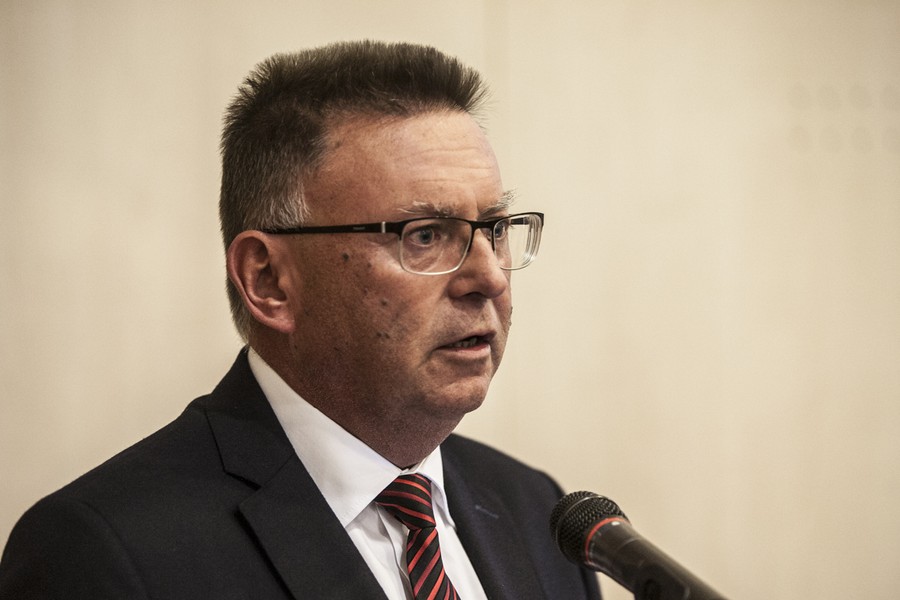 Szkolenie obronne kadry kierowniczej Urzędu Marszałkowskiego i wojewódzkich samorządowych jednostek organizacyjnych oraz samorządów należących do Stowarzyszenia Salutaris, fot. Andrzej Goiński