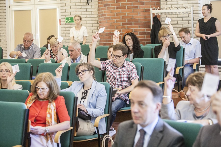 19.05.2017 r., Obrady Komitetu Monitorującego Regionalnego Programu Operacyjnego Województwa Kujawsko-Pomorskiego 2014-2020 w Przysieku, fot. Andrzej Goiński/UMWKP