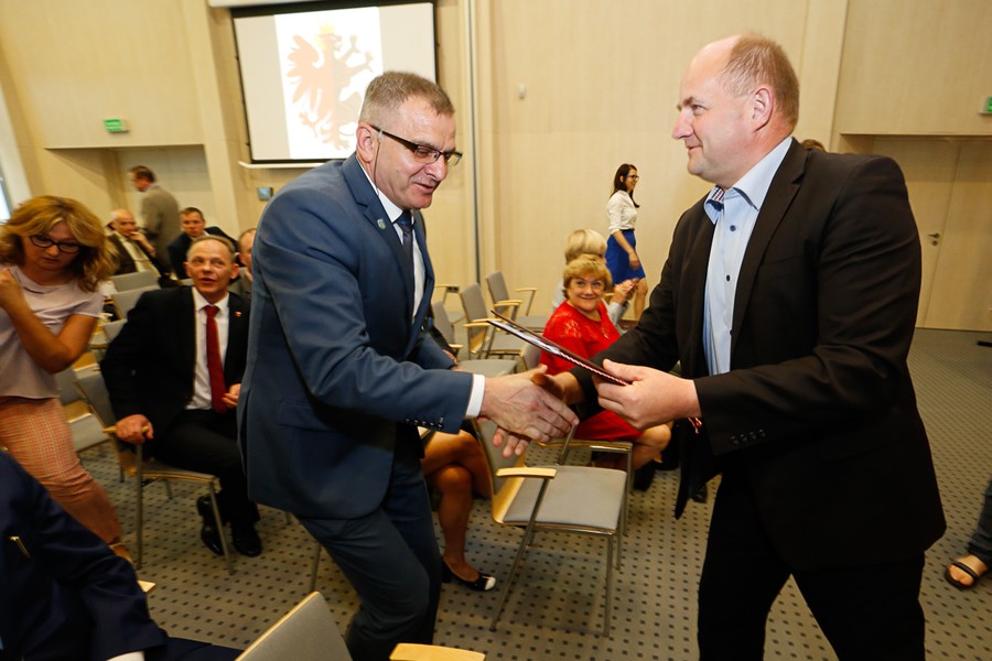 Uroczyste podpisanie umów w Urzędzie Marszałkowskim, fot. Mikołaj Kuras